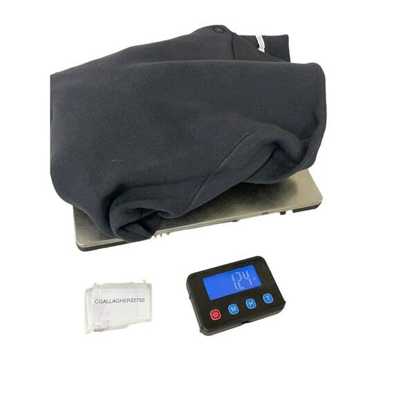 Zara Men Polo Shirt XL Gray Textured Long Sleeve Viscose Pullover 5536/310 NWT - Picture 10 of 10